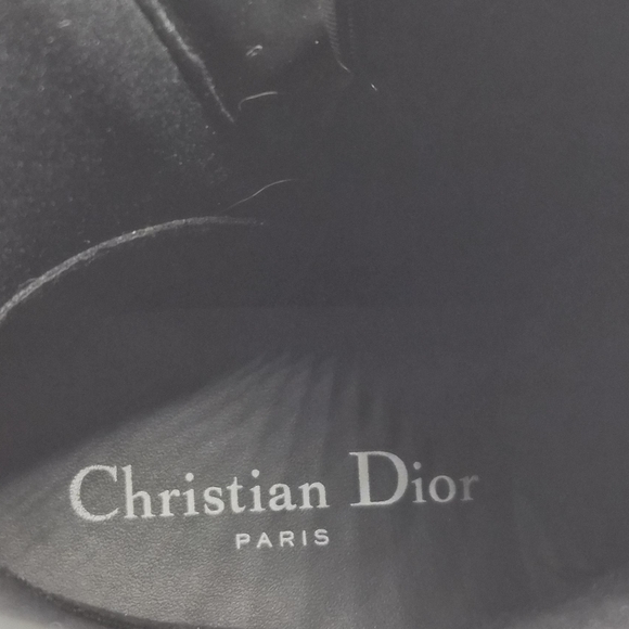 Dior Black Ankle Boots with Silver Buckles - Picture 10 of 13